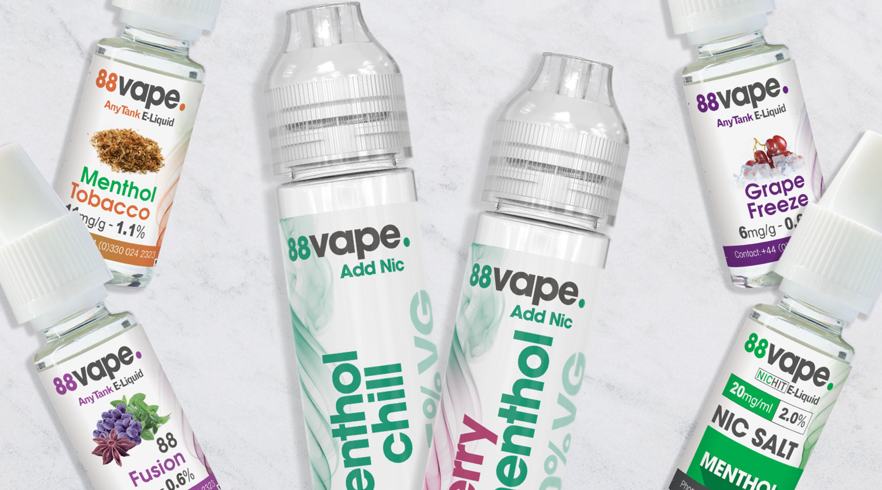 88Vape e-liquid ranges explained