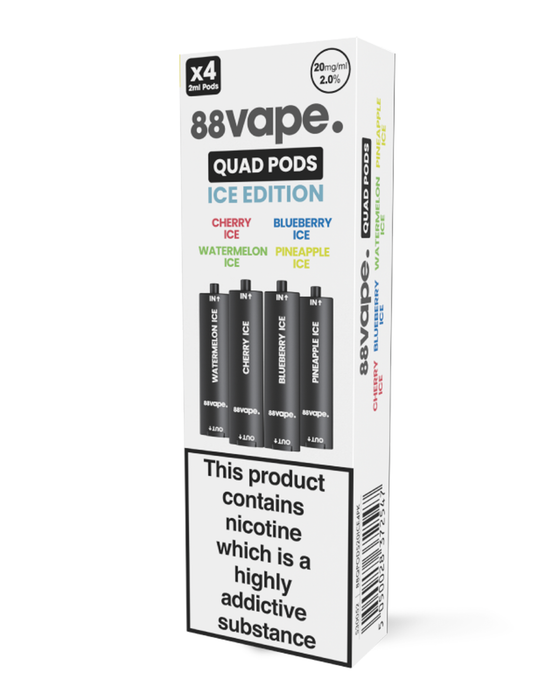 88Vape Quad Ice Edition Pods (x4)