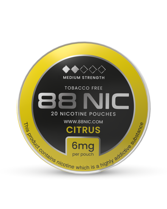 88 Nic Citrus Nicotine Pouches