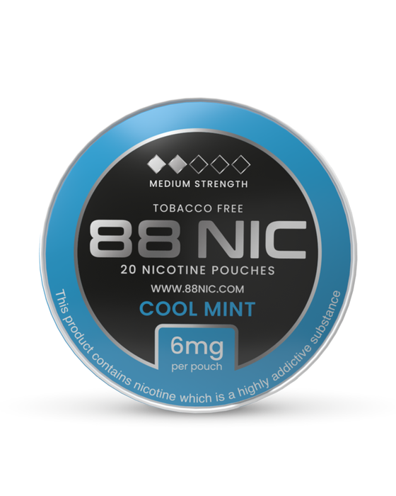 88 Nic Cool Mint Nicotine Pouches