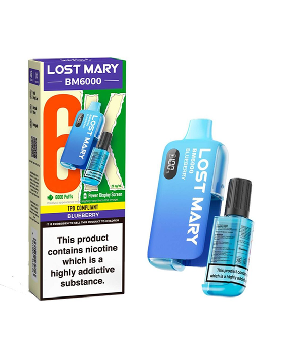 Blueberry Lost Mary BM6000 Disposable