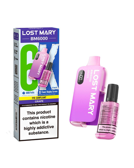 Grape Lost Mary BM6000 Disposable