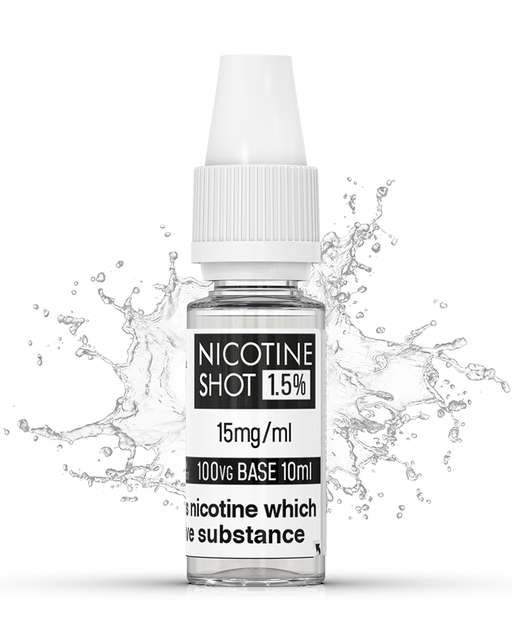 Nicotine Shot Splash Background