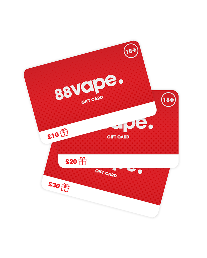 88Vape Gift Card Ideal Gift for Smokers and Vapers