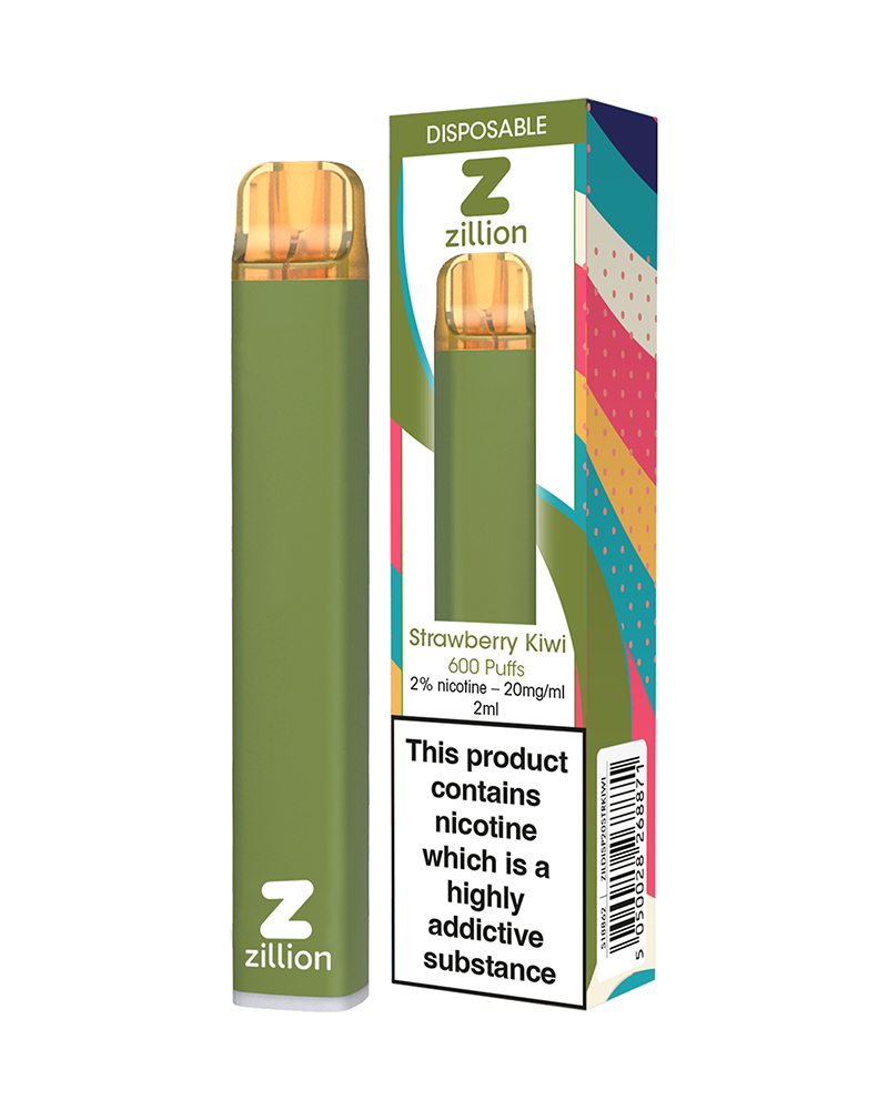 Strawberry Kiwi Zillion Disposable Vape Pen — 88Vape